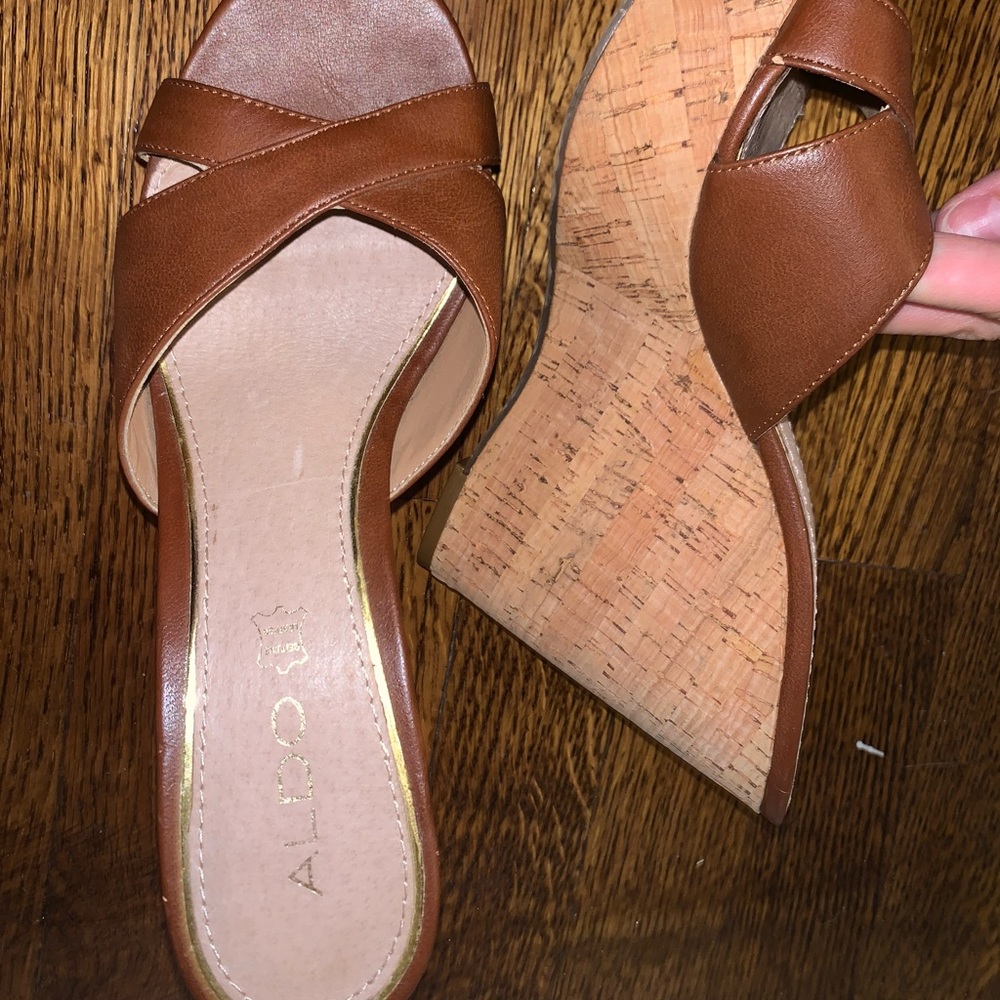 Aldo Wedge sandals size 9